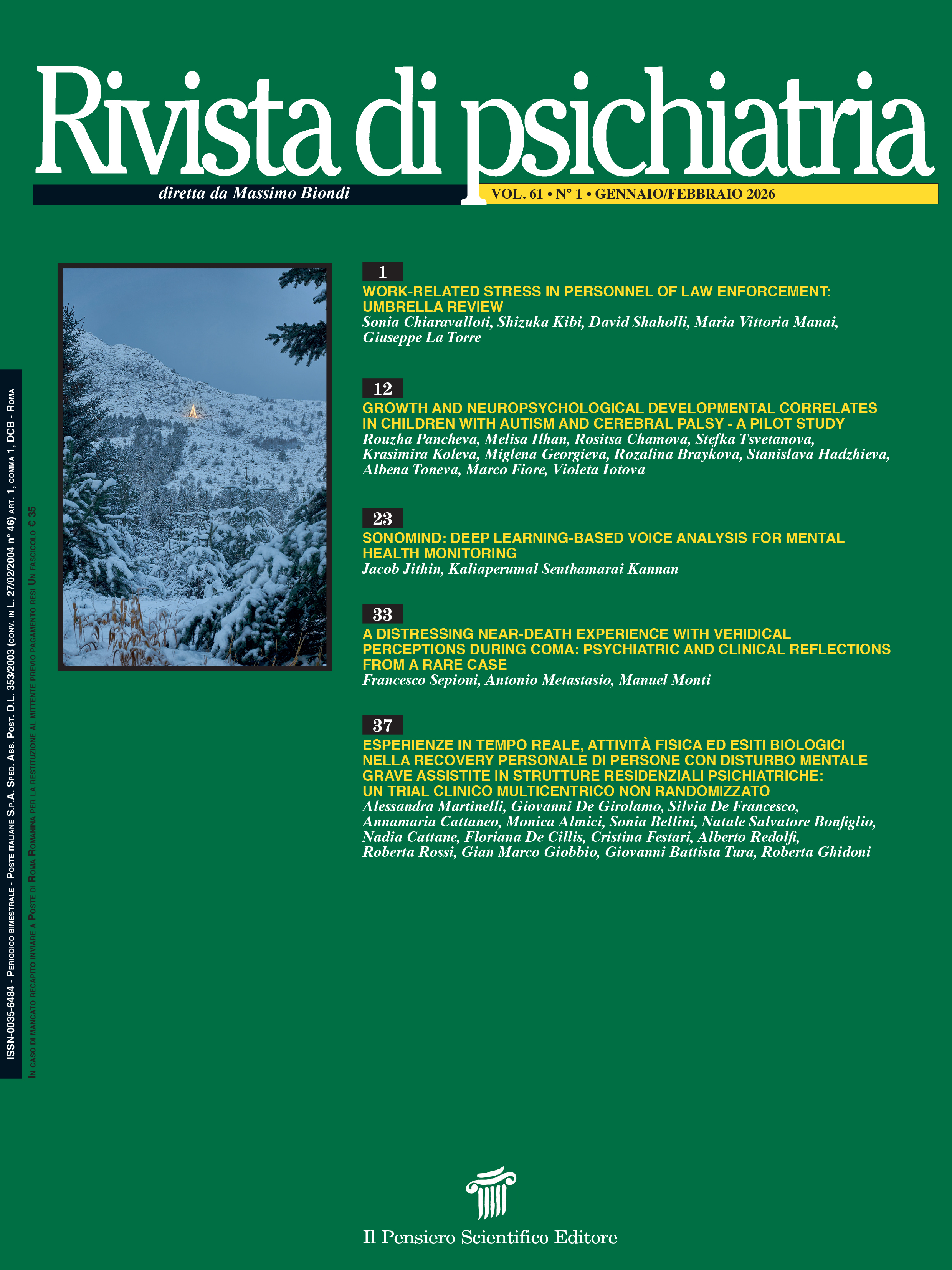 2026 Vol. 61 N. 1 Gennaio-Febbraio